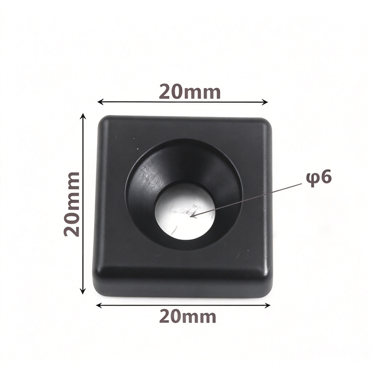 Aluminum Profile Metal End Cap Cover Plate (20 / 30 / 40 / 60 / 80 Series & Semi-Round)