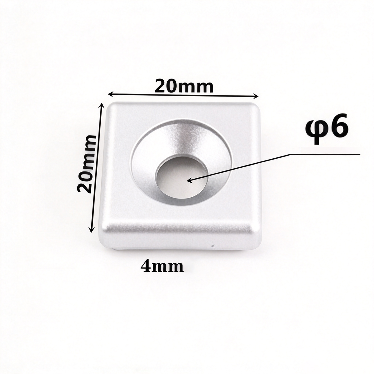 Aluminum Profile Metal End Cap Cover Plate (20 / 30 / 40 / 60 / 80 Series & Semi-Round)