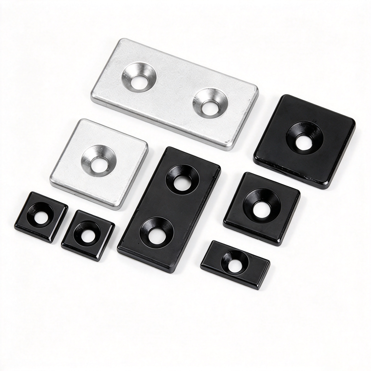 Aluminum Profile Metal End Cap Cover Plate (20 / 30 / 40 / 60 / 80 Series & Semi-Round)