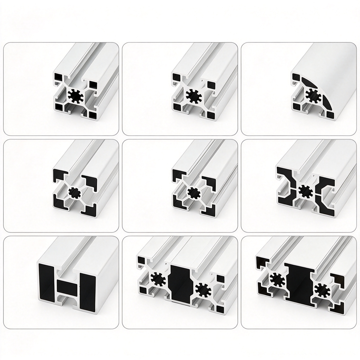Europäischer Standard 4545, 4560 & 4590 T-Nut-Aluminium-Extrusionsprofile - Schwere Konstruktionsrahmen