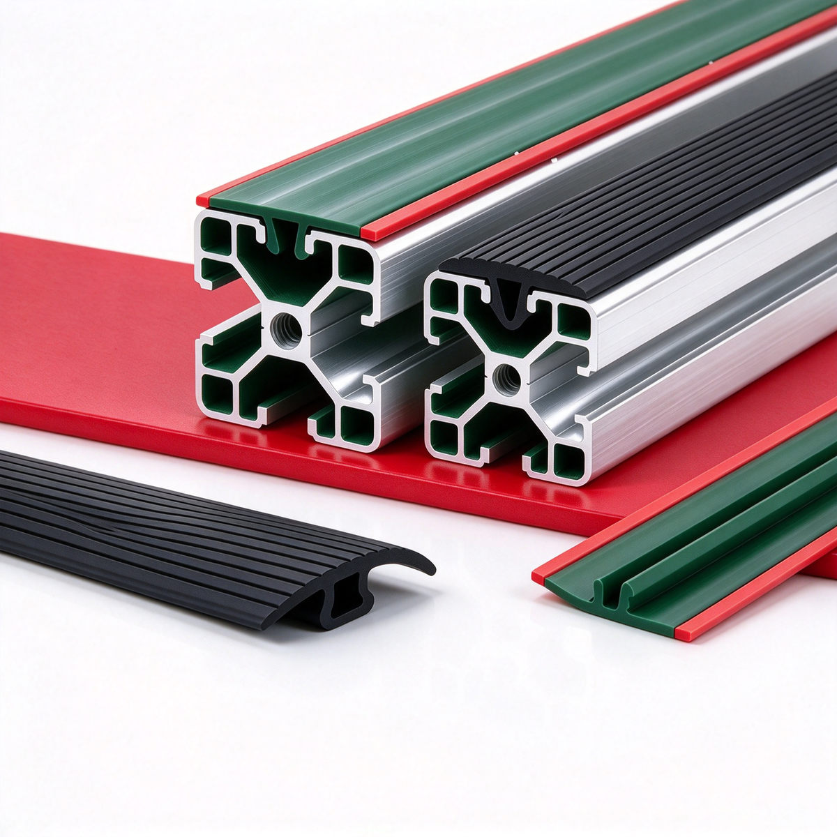 Aluminiumprofil-Stoßleiste – EU-Standard-Nuten-Einsatz (Serie 2020/3030/4040/4545)