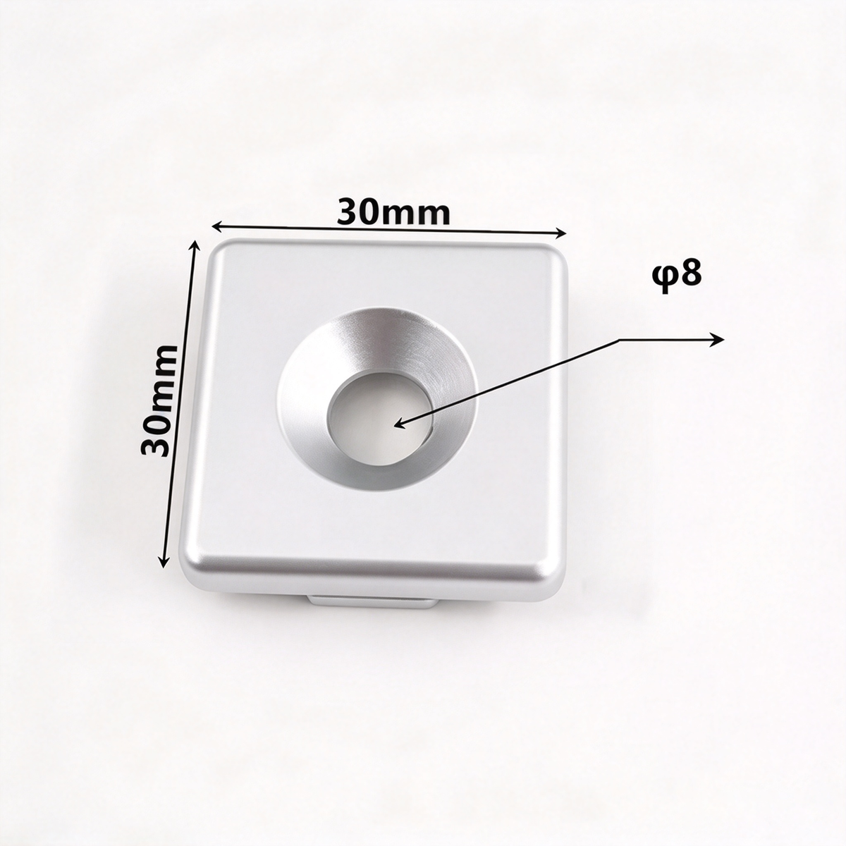 Aluminum Profile Metal End Cap Cover Plate (20 / 30 / 40 / 60 / 80 Series & Semi-Round)