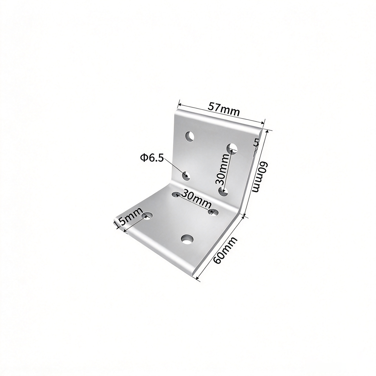 Aluminum Profile Vertical Corner Bracket & Shelf Support - 90 Degree Angle Joint (20 / 30 / 40 / 45 / 50 Series)