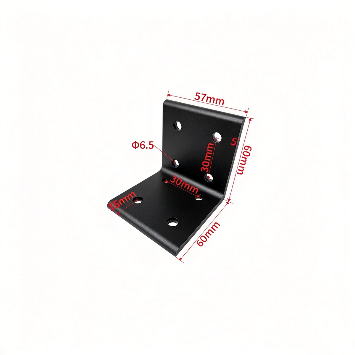 Aluminum Profile Vertical Corner Bracket & Shelf Support - 90 Degree Angle Joint (20 / 30 / 40 / 45 / 50 Series)