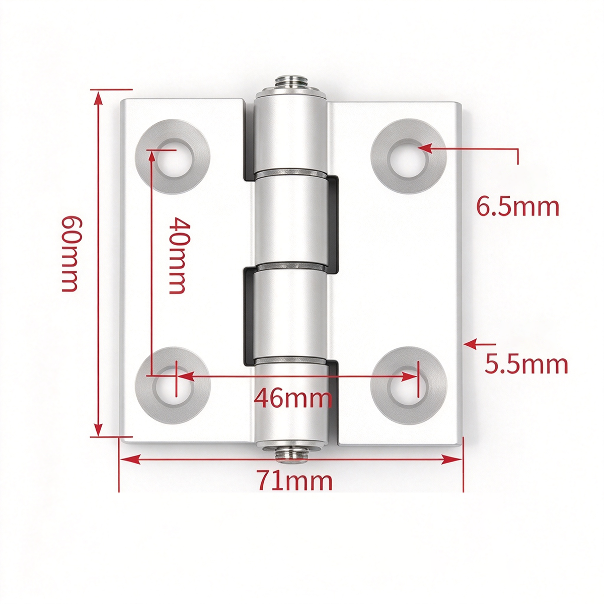 Industrielle Aluminiumprofil-Scharniere – Drehscharniere aus Zinklegierung, Aluminium und CNC-Präzisionsfertigung für T-Nut-Profile