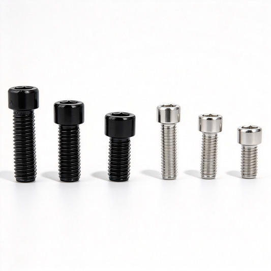 Socket Head Cap Screws for Aluminum Extrusion Profiles - M4 to M8 (201 Stainless Steel / Nickel-Plated / Black Carbon Steel)