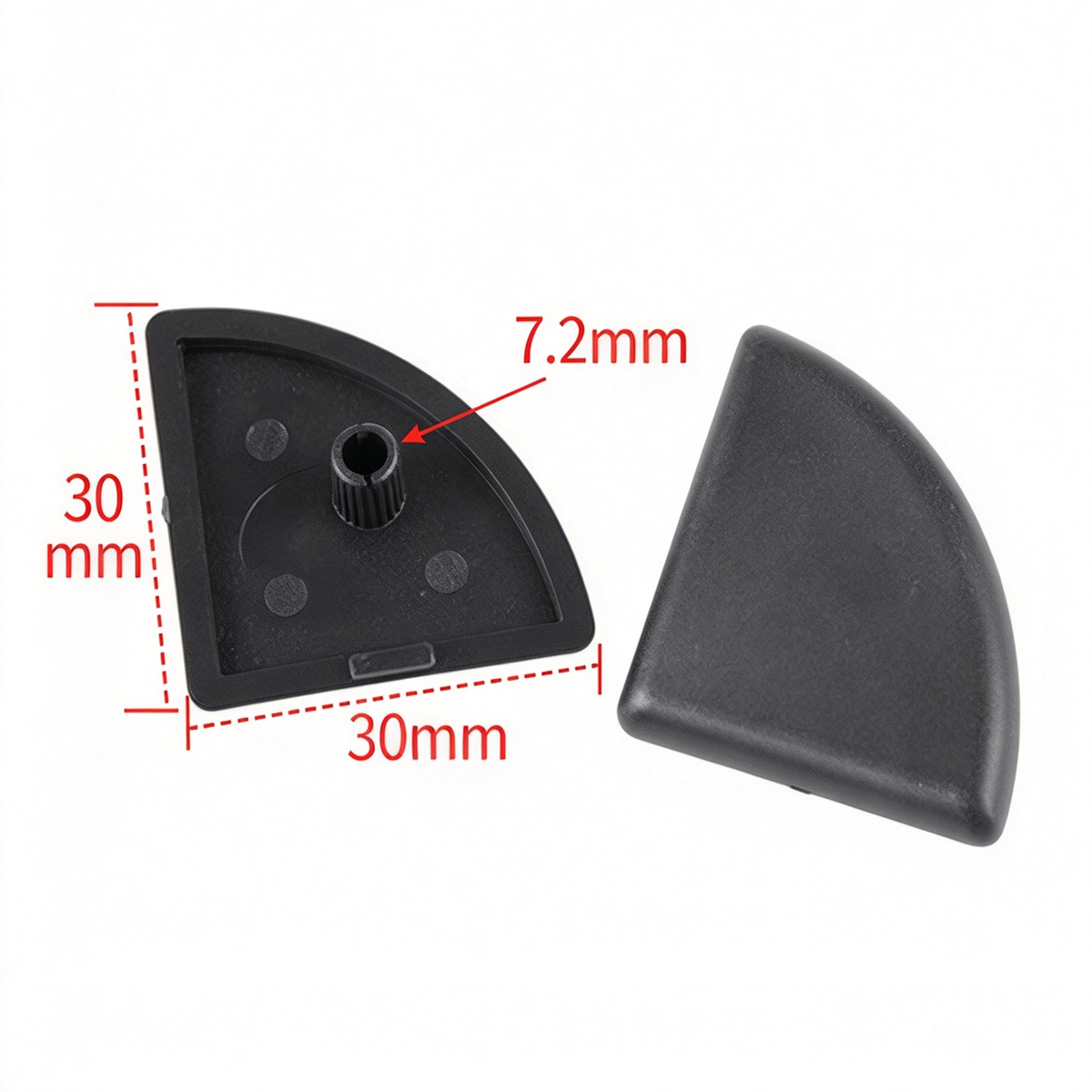 Aluminum Profile Plastic End Cap - Protective Dust Cover (20 / 30 / 40 / 45 / 50 / 60 / 80 Series & Round)