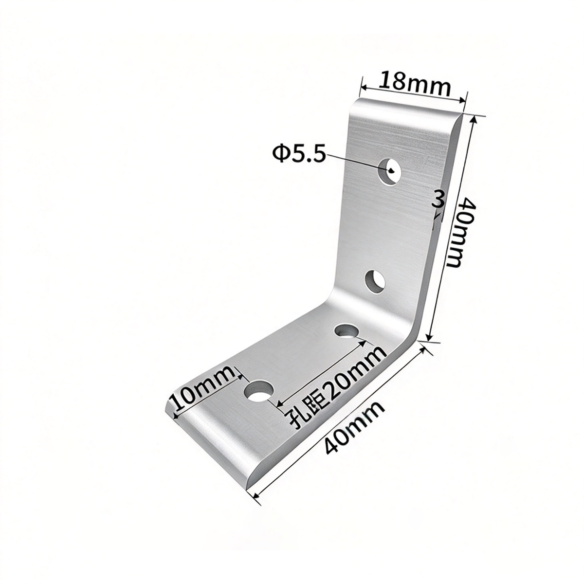 Aluminum Profile Vertical Corner Bracket & Shelf Support - 90 Degree Angle Joint (20 / 30 / 40 / 45 / 50 Series)