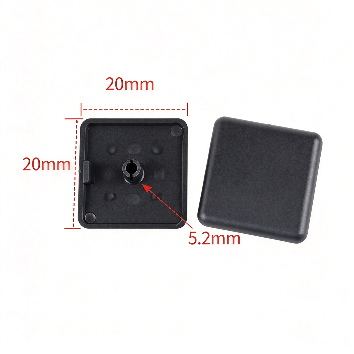 Aluminum Profile Plastic End Cap - Protective Dust Cover (20 / 30 / 40 / 45 / 50 / 60 / 80 Series & Round)