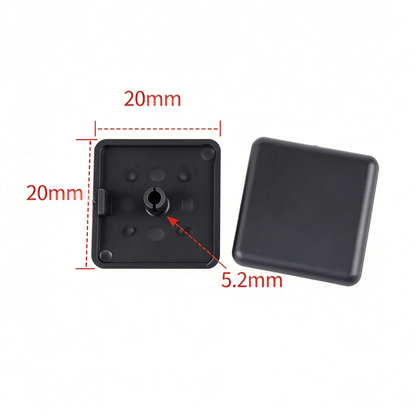 Aluminum Profile Plastic End Cap - Protective Dust Cover (20 / 30 / 40 / 45 / 50 / 60 / 80 Series & Round)