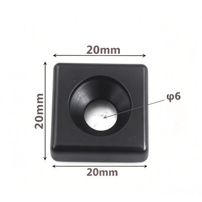 Aluminum Profile Metal End Cap Cover Plate (20 / 30 / 40 / 60 / 80 Series & Semi-Round)