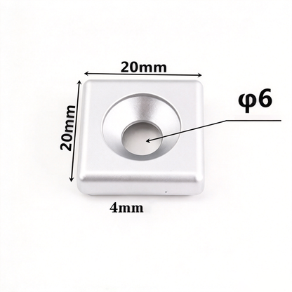 Aluminum Profile Metal End Cap Cover Plate (20 / 30 / 40 / 60 / 80 Series & Semi-Round)