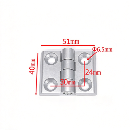 Industrielle Aluminiumprofil-Scharniere – Drehscharniere aus Zinklegierung, Aluminium und CNC-Präzisionsfertigung für T-Nut-Profile