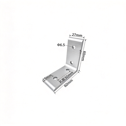 Aluminum Profile Vertical Corner Bracket & Shelf Support - 90 Degree Angle Joint (20 / 30 / 40 / 45 / 50 Series)