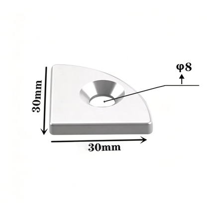 Aluminum Profile Metal End Cap Cover Plate (20 / 30 / 40 / 60 / 80 Series & Semi-Round)