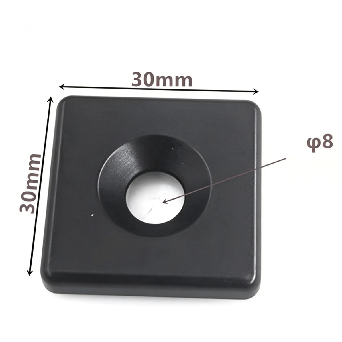Aluminum Profile Metal End Cap Cover Plate (20 / 30 / 40 / 60 / 80 Series & Semi-Round)