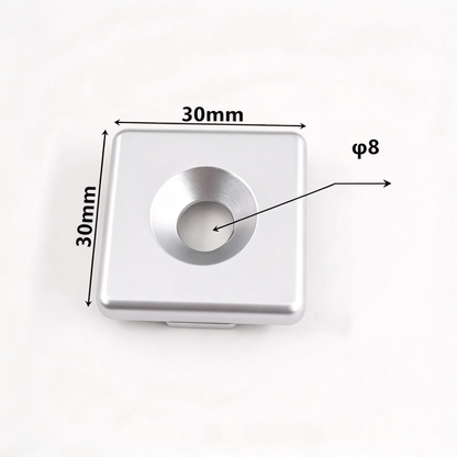 Aluminum Profile Metal End Cap Cover Plate (20 / 30 / 40 / 60 / 80 Series & Semi-Round)