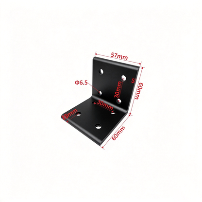 Aluminum Profile Vertical Corner Bracket & Shelf Support - 90 Degree Angle Joint (20 / 30 / 40 / 45 / 50 Series)
