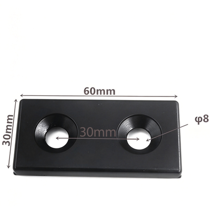 Aluminum Profile Metal End Cap Cover Plate (20 / 30 / 40 / 60 / 80 Series & Semi-Round)