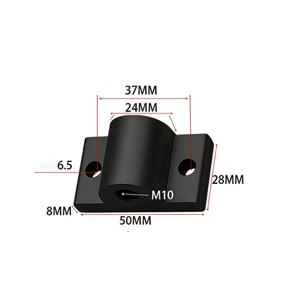 Montageplatte für Aluminiumprofil-Endfüße – Adapter für Nivellierfüße (20-/30-/40-/45-/50er-Serie)