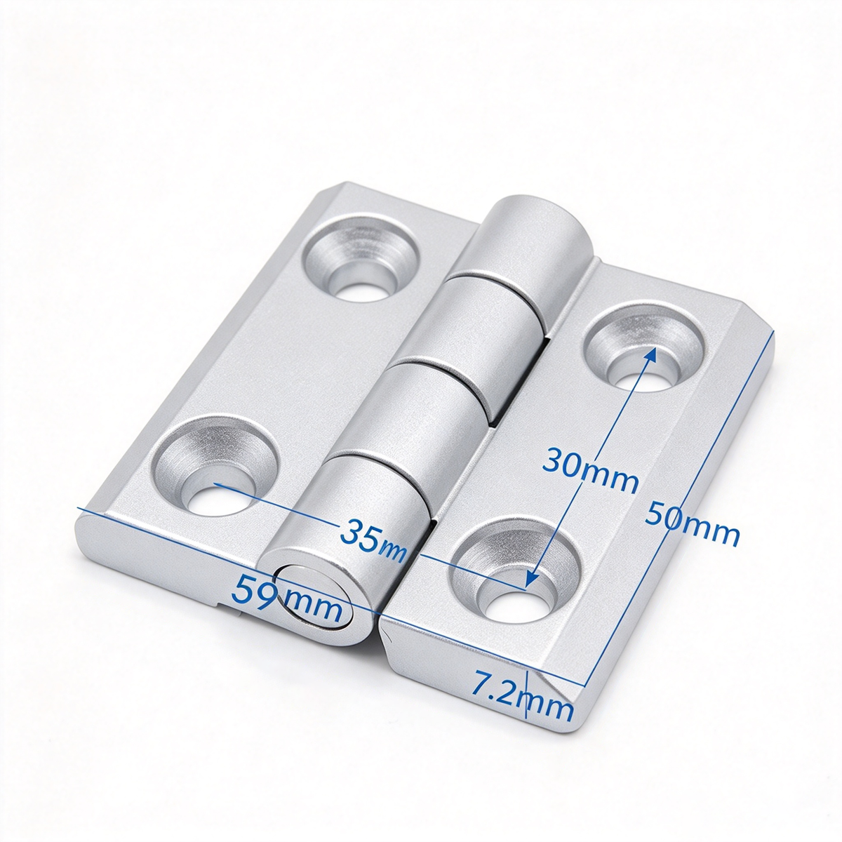 Industrielle Aluminiumprofil-Scharniere – Drehscharniere aus Zinklegierung, Aluminium und CNC-Präzisionsfertigung für T-Nut-Profile