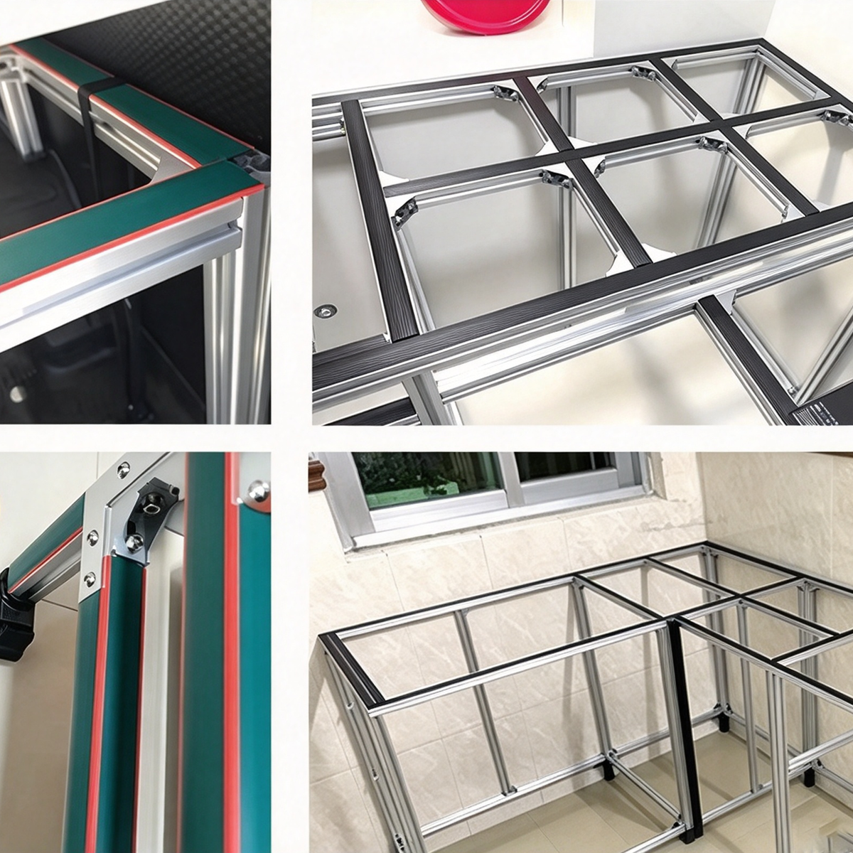Aluminiumprofil-Stoßleiste – EU-Standard-Nuten-Einsatz (Serie 2020/3030/4040/4545)