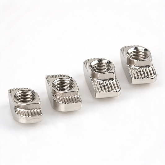 EU Standard T-Slot Nut for Aluminum Extrusion Profiles - M3 to M8 (Carbon Steel & Stainless Steel)