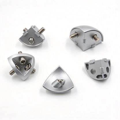 Aluminum Profile 2-Way &amp; 3-Way Cube Corner Connectors (1515 / 2020 / 3030 / 4040 Series)