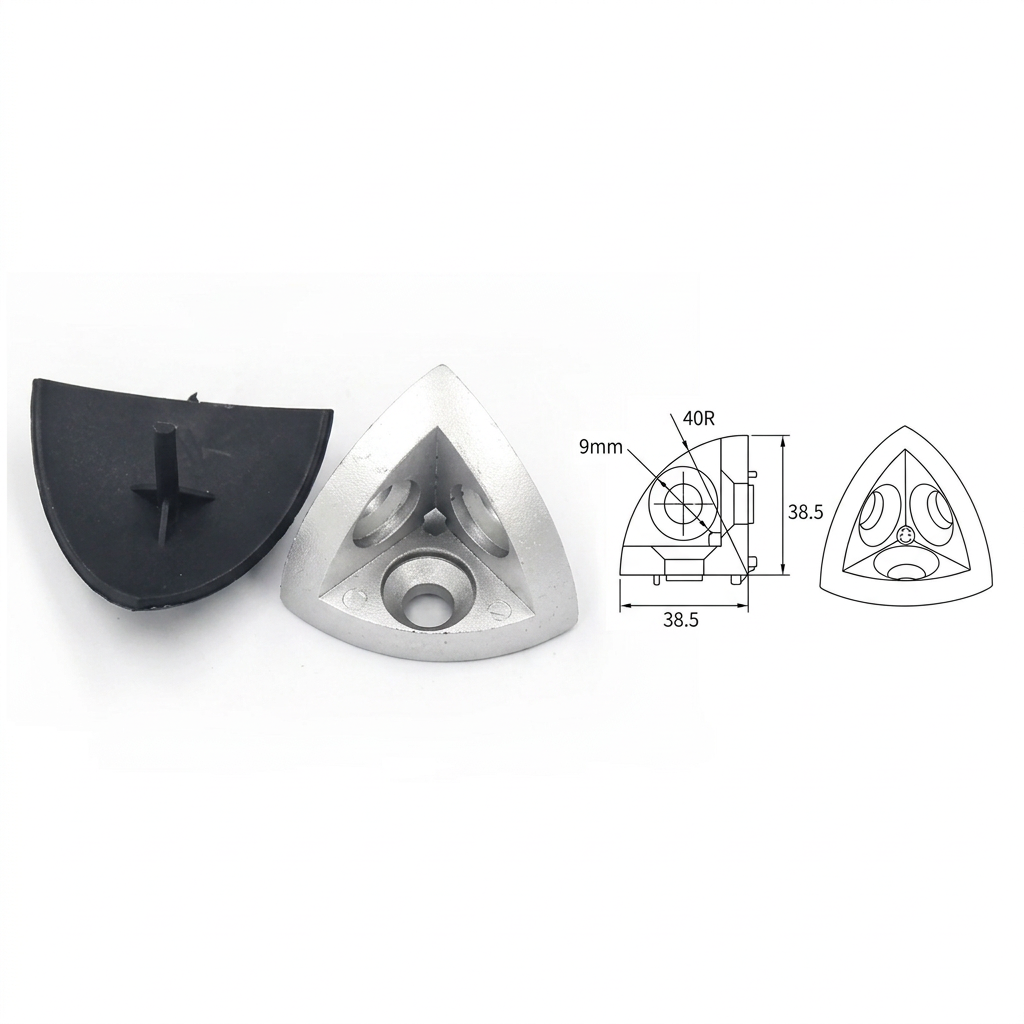 Aluminum Profile 2-Way &amp; 3-Way Cube Corner Connectors (1515 / 2020 / 3030 / 4040 Series)