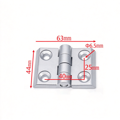 Industrielle Aluminiumprofil-Scharniere – Drehscharniere aus Zinklegierung, Aluminium und CNC-Präzisionsfertigung für T-Nut-Profile
