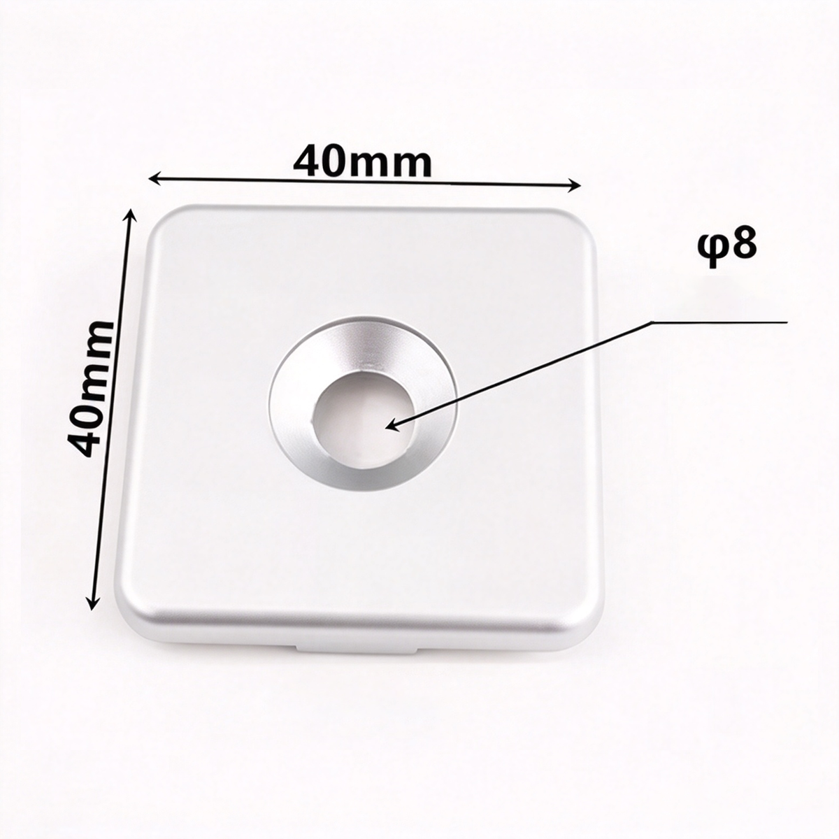 Aluminum Profile Metal End Cap Cover Plate (20 / 30 / 40 / 60 / 80 Series & Semi-Round)