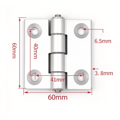 Industrielle Aluminiumprofil-Scharniere – Drehscharniere aus Zinklegierung, Aluminium und CNC-Präzisionsfertigung für T-Nut-Profile