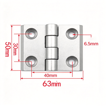 Industrielle Aluminiumprofil-Scharniere – Drehscharniere aus Zinklegierung, Aluminium und CNC-Präzisionsfertigung für T-Nut-Profile