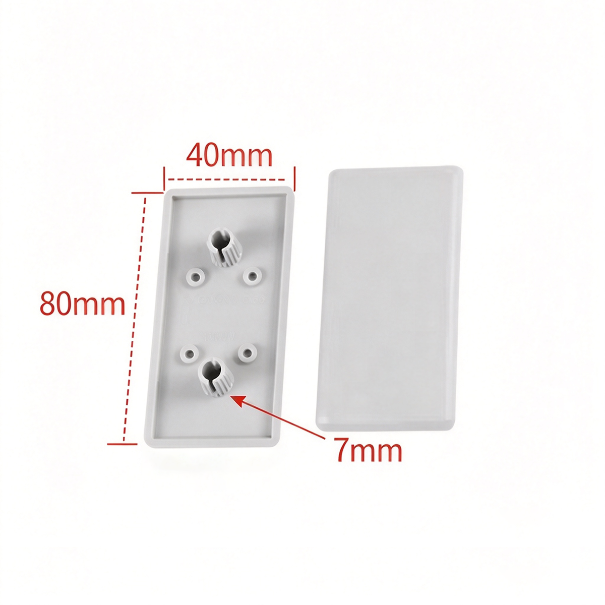 Aluminum Profile Plastic End Cap - Protective Dust Cover (20 / 30 / 40 / 45 / 50 / 60 / 80 Series & Round)
