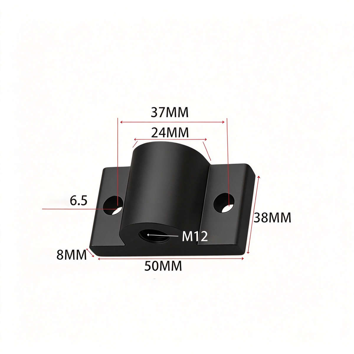 Montageplatte für Aluminiumprofil-Endfüße – Adapter für Nivellierfüße (20-/30-/40-/45-/50er-Serie)