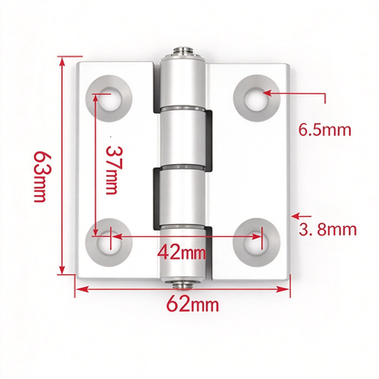 Industrielle Aluminiumprofil-Scharniere – Drehscharniere aus Zinklegierung, Aluminium und CNC-Präzisionsfertigung für T-Nut-Profile