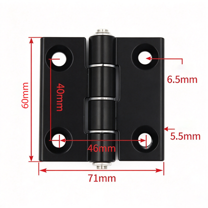 Industrielle Aluminiumprofil-Scharniere – Drehscharniere aus Zinklegierung, Aluminium und CNC-Präzisionsfertigung für T-Nut-Profile