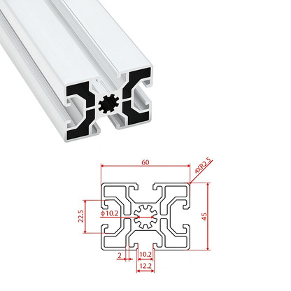 Europäischer Standard 4545, 4560 & 4590 T-Nut-Aluminium-Extrusionsprofile - Schwere Konstruktionsrahmen