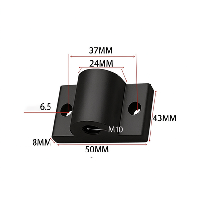 Montageplatte für Aluminiumprofil-Endfüße – Adapter für Nivellierfüße (20-/30-/40-/45-/50er-Serie)