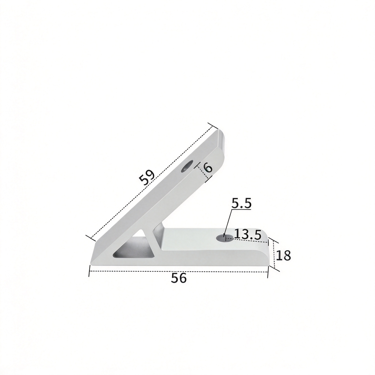 Aluminum Extrusion Corner Bracket - 90/45/135 Degree (2020 to 8080 Series)