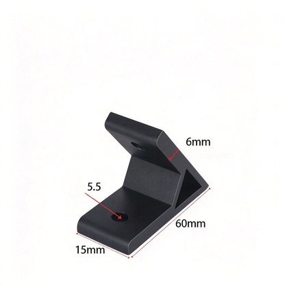 Aluminum Extrusion Corner Bracket - 90/45/135 Degree (2020 to 8080 Series)