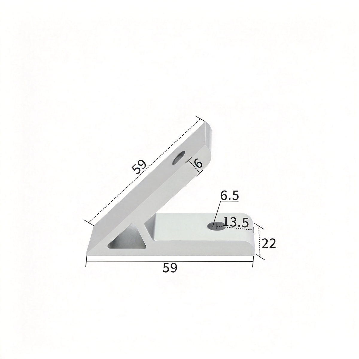 Aluminum Extrusion Corner Bracket - 90/45/135 Degree (2020 to 8080 Series)