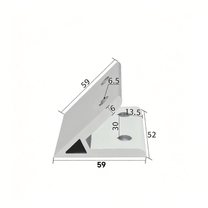 Aluminum Extrusion Corner Bracket - 90/45/135 Degree (2020 to 8080 Series)