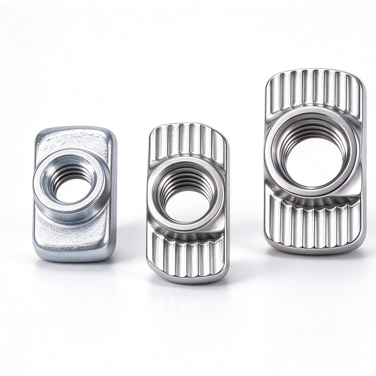 EU Standard T-Slot Nut for Aluminum Extrusion Profiles - M3 to M8 (Carbon Steel & Stainless Steel)