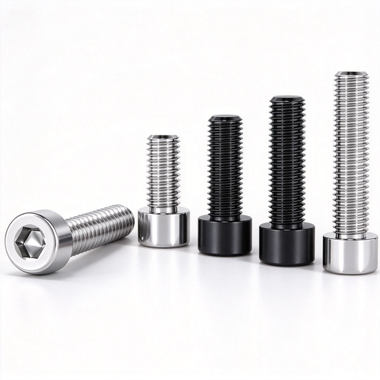 Socket Head Cap Screws for Aluminum Extrusion Profiles - M4 to M8 (201 Stainless Steel / Nickel-Plated / Black Carbon Steel)