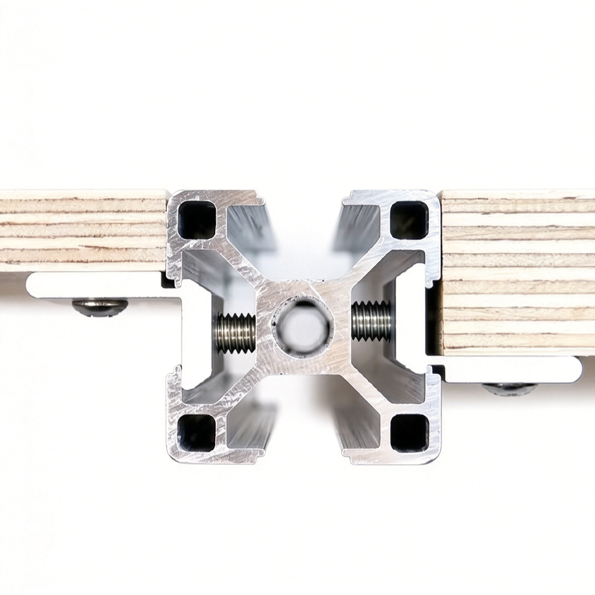 Aluminum Profile Side Panel Mounting Block - Panel Fastener Holder with Screws (2020 / 3030 / 4040 Series)