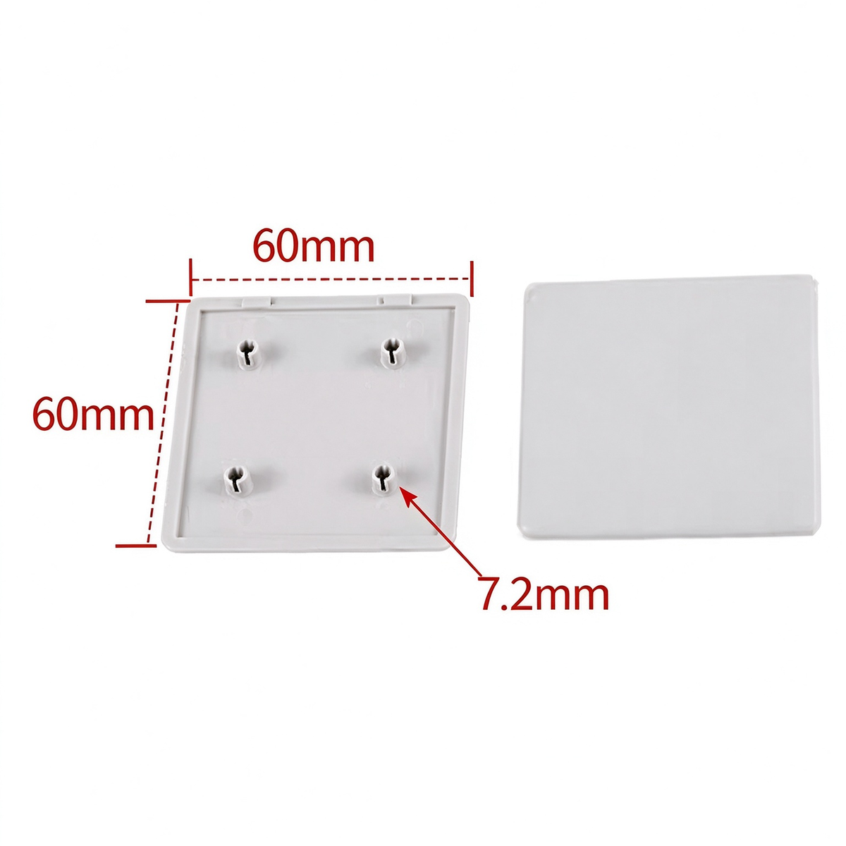Aluminum Profile Plastic End Cap - Protective Dust Cover (20 / 30 / 40 / 45 / 50 / 60 / 80 Series & Round)