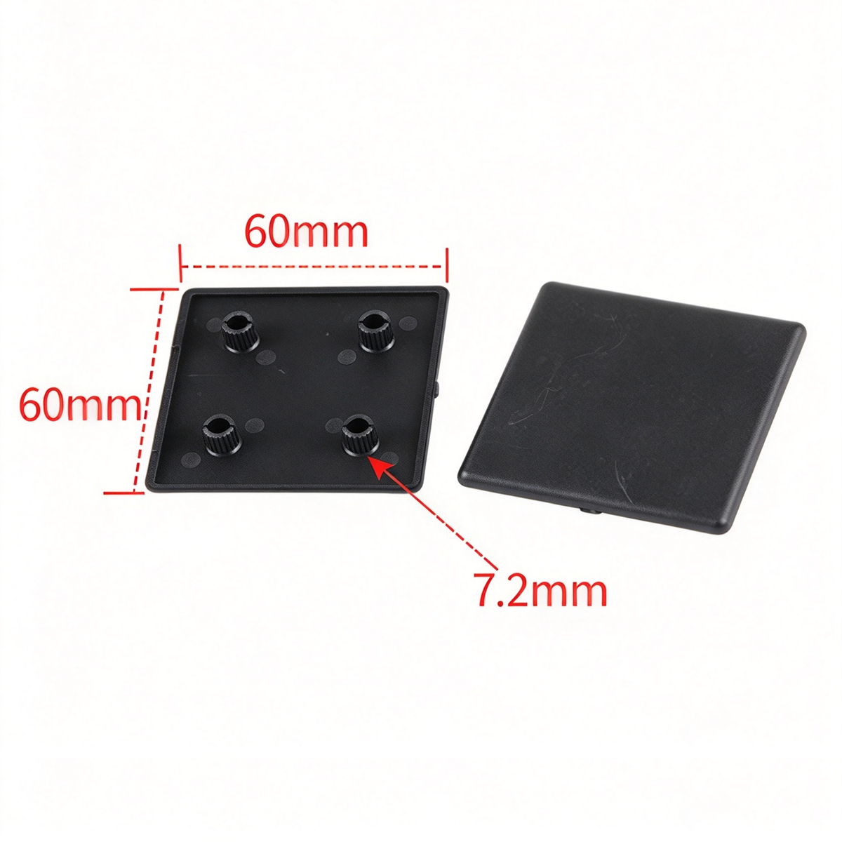 Aluminum Profile Plastic End Cap - Protective Dust Cover (20 / 30 / 40 / 45 / 50 / 60 / 80 Series & Round)