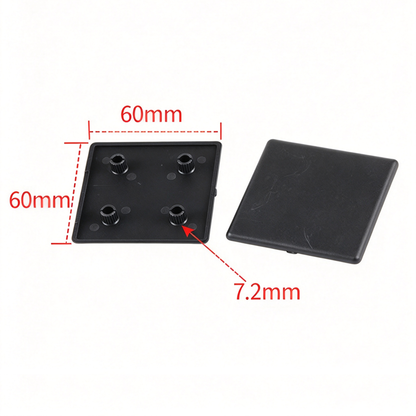 Aluminum Profile Plastic End Cap - Protective Dust Cover (20 / 30 / 40 / 45 / 50 / 60 / 80 Series & Round)