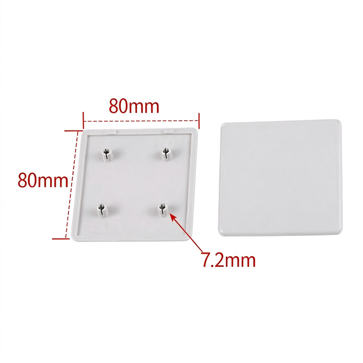 Aluminum Profile Plastic End Cap - Protective Dust Cover (20 / 30 / 40 / 45 / 50 / 60 / 80 Series & Round)